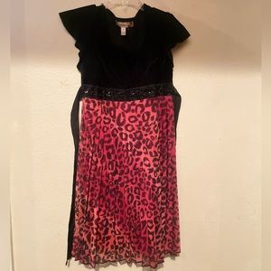 Cheetah print dress Little girls